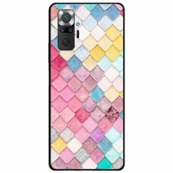 Husa personalizata tip carcasa HQPrint pentru Xiaomi Redmi Note 10 Pro Max, model Color Scales, multicolor, S1D1M0258