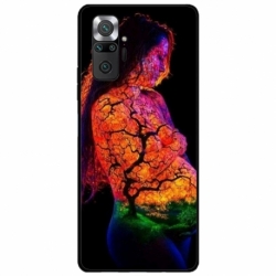 Husa personalizata tip carcasa HQPrint pentru Xiaomi Redmi Note 10, model Colorful 7, multicolor, S1D1M0324