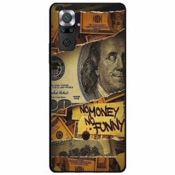 Husa personalizata tip carcasa HQPrint pentru Xiaomi Redmi Note 10 Pro Max, model No Money No Funny, multicolor, S1D1M0262