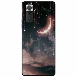 Husa personalizata tip carcasa HQPrint pentru Xiaomi Redmi Note 10 Pro Max, model Falling Stars, multicolor, S1D1M0269