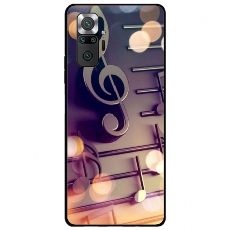 Husa personalizata tip carcasa HQPrint pentru Xiaomi Redmi Note 10, model Notes, multicolor, S1D1M0328