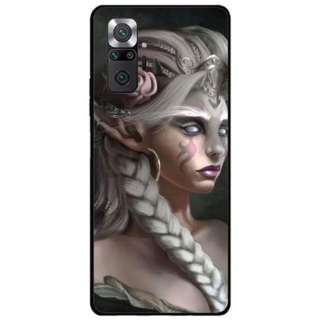 Husa personalizata tip carcasa HQPrint pentru Xiaomi Redmi Note 10 Pro Max, model Alien Queen, multicolor, S1D1M0308