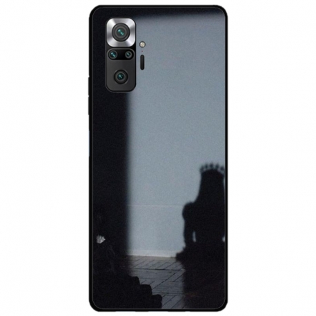 Husa personalizata tip carcasa HQPrint pentru Xiaomi Redmi Note 10, model Shadow Princess, multicolor, S1D1M0341