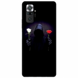 Husa personalizata tip carcasa HQPrint pentru Xiaomi Redmi Note 10, model Choose Rose, multicolor, S1D1M0343