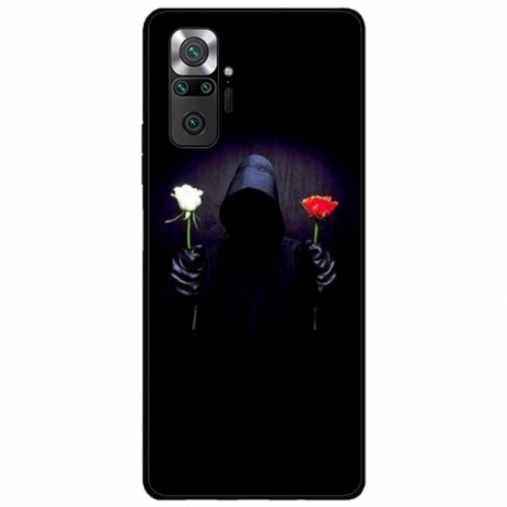 Husa personalizata tip carcasa HQPrint pentru Xiaomi Redmi Note 10, model Choose Rose, multicolor, S1D1M0343