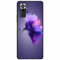 Husa personalizata tip carcasa HQPrint pentru Xiaomi Redmi Note 10 Pro Max, model Flowers 19, multicolor, S1D1M0340