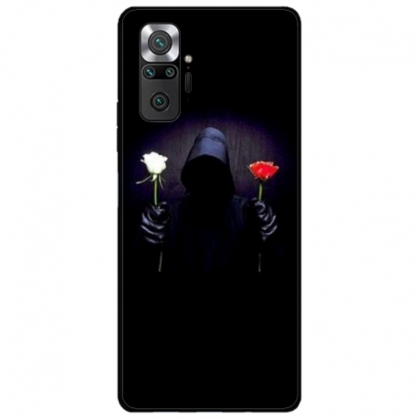 Husa personalizata tip carcasa HQPrint pentru Xiaomi Redmi Note 10 Pro Max, model Choose Rose, multicolor, S1D1M0343