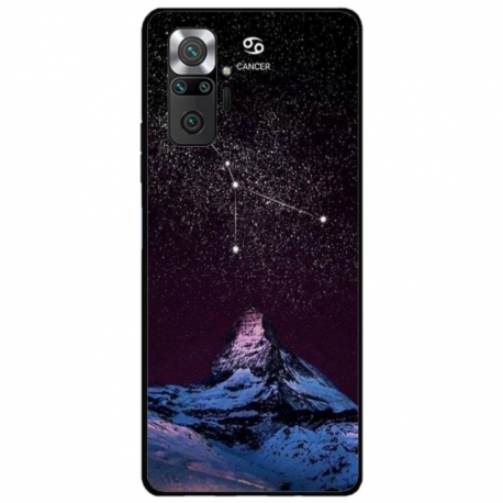 Husa personalizata tip carcasa HQPrint pentru Xiaomi Redmi Note 10, model Cancer Sky, multicolor, S1D1M0356