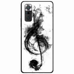 Husa personalizata tip carcasa HQPrint pentru Xiaomi Redmi Note 10 Pro, model Song Notes, multicolor, S1D1M0357
