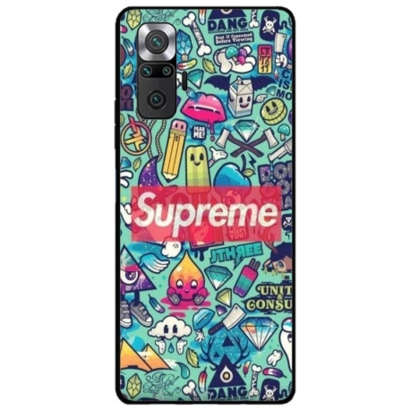 Husa personalizata tip carcasa HQPrint pentru Xiaomi Redmi Note 10 Pro, model Supreme, multicolor, S1D1M0360