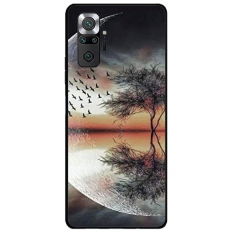 Husa personalizata tip carcasa HQPrint pentru Xiaomi Redmi Note 10, model Time Flies 3, multicolor, S1D1M0366