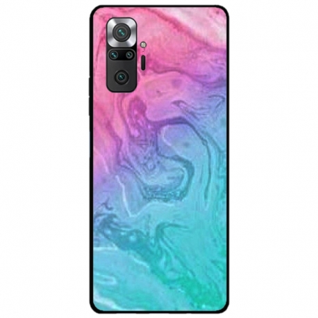 Husa personalizata tip carcasa HQPrint pentru Xiaomi Redmi Note 10 Pro Max, model Colorful Mess, multicolor, S1D1M0374