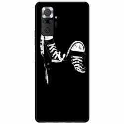 Husa personalizata tip carcasa HQPrint pentru Xiaomi Redmi Note 10S, model Sneakers, multicolor, S1D1M0381