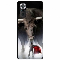 Husa personalizata tip carcasa HQPrint pentru Xiaomi Redmi Note 11 Pro Plus 5G, model Bull, multicolor, S1D1M0205