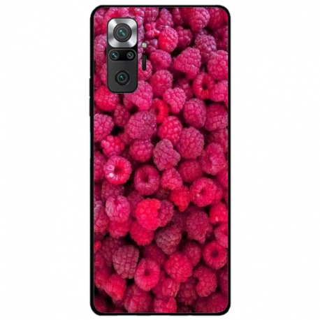 Husa personalizata tip carcasa HQPrint pentru Xiaomi Redmi Note 11 Pro Plus 5G, model Zmeura, multicolor, S1D1M0234