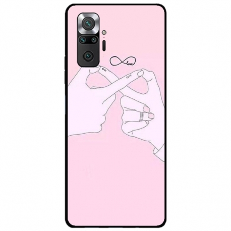 Husa personalizata tip carcasa HQPrint pentru Xiaomi Redmi Note 11 Pro Plus 5G, model Infinity Togeter, multicolor, S1D1M0251