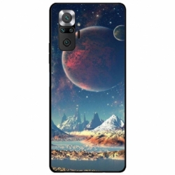 Husa personalizata tip carcasa HQPrint pentru Xiaomi Redmi Note 11 Pro Plus 5G, model Alien Planet, multicolor, S1D1M0264