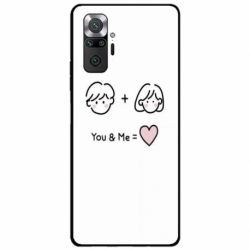 Husa personalizata tip carcasa HQPrint pentru Xiaomi Redmi Note 11 Pro Plus 5G, model You and Me, multicolor, S1D1M0274