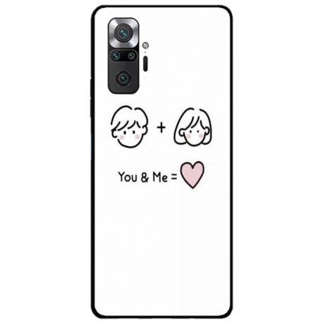 Husa personalizata tip carcasa HQPrint pentru Xiaomi Redmi Note 11 Pro Plus 5G, model You and Me, multicolor, S1D1M0274