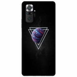 Husa personalizata tip carcasa HQPrint pentru Xiaomi Redmi Note 11 Pro Plus 5G, model Triangle Planet, multicolor, S1D1M0278