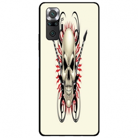 Husa personalizata tip carcasa HQPrint pentru Xiaomi Redmi Note 11 Pro Plus 5G, model Skull 1, multicolor, S1D1M0284