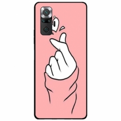 Husa personalizata tip carcasa HQPrint pentru Xiaomi Redmi Note 11 Pro Plus 5G, model Heart Snap, multicolor, S1D1M0285