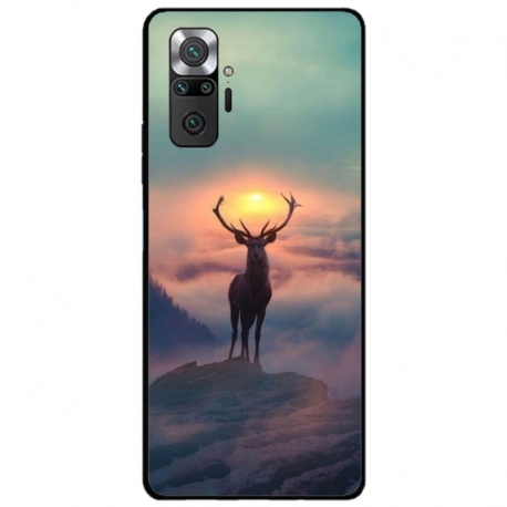Husa personalizata tip carcasa HQPrint pentru Xiaomi Redmi Note 11 Pro Plus 5G, model Antlers, multicolor, S1D1M0303