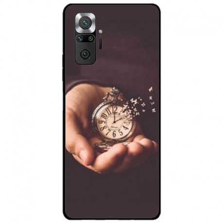 Husa personalizata tip carcasa HQPrint pentru Xiaomi Redmi Note 11 Pro Plus 5G, model Time Flies 1, multicolor, S1D1M0364