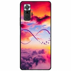 Husa personalizata tip carcasa HQPrint pentru Xiaomi Redmi Note 11 Pro Plus 5G, model Bright Infinity, multicolor, S1D1M0377