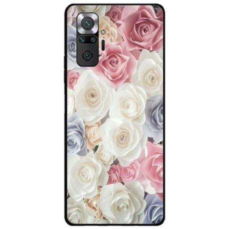 Husa personalizata tip carcasa HQPrint pentru Xiaomi Redmi Note 11 Pro Plus 5G, model Flowers 23, multicolor, S1D1M0385