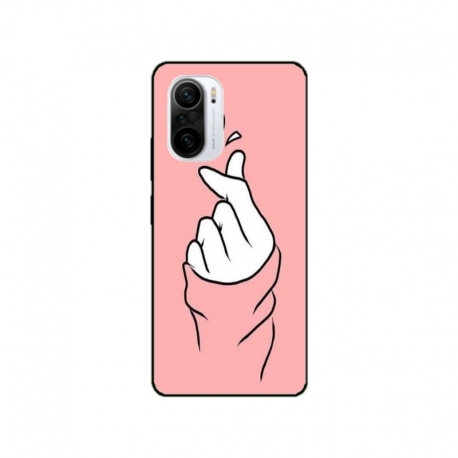 Husa personalizata tip carcasa HQPrint pentru Xiaomi Redmi 11a, model Heart Snap, multicolor, S1D1M0285