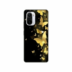 Husa personalizata tip carcasa HQPrint pentru Xiaomi Redmi 11T, model Butterfly 6, multicolor, S1D1M0045