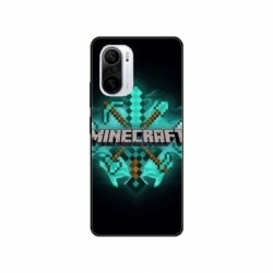 Husa personalizata tip carcasa HQPrint pentru Xiaomi Redmi 11T, model Minecraft 2, multicolor, S1D1M0126