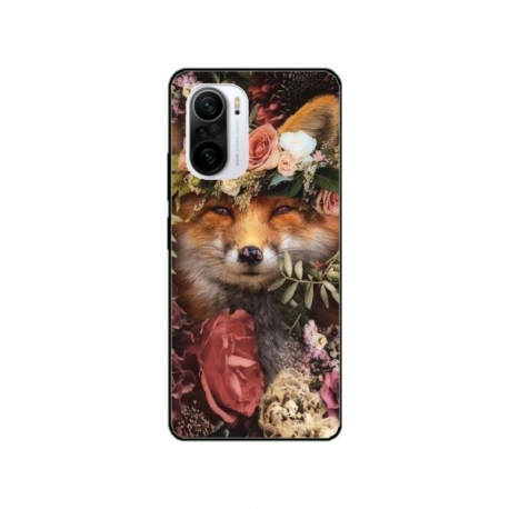 Husa personalizata tip carcasa HQPrint pentru Xiaomi Redmi 11T, model Fox, multicolor, S1D1M0213