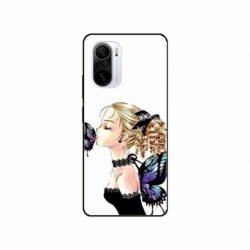 Husa personalizata tip carcasa HQPrint pentru Xiaomi Redmi 11T, model Butterfly Fairy, multicolor, S1D1M0294