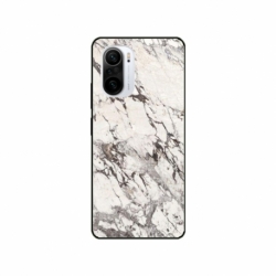 Husa personalizata tip carcasa HQPrint pentru Xiaomi Redmi 11T, model White Marble, multicolor, S1D1M0325
