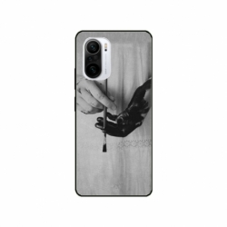 Husa personalizata tip carcasa HQPrint pentru Xiaomi Redmi 11T, model Black Paint, multicolor, S1D1M0336