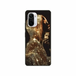 Husa personalizata tip carcasa HQPrint pentru Xiaomi Redmi 11T, model Golden Girl, multicolor, S1D1M0350