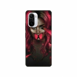 Husa personalizata tip carcasa HQPrint pentru Xiaomi Redmi 11T, model Butterfly Mouth 2, multicolor, S1D1M0352