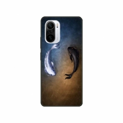 Husa personalizata tip carcasa HQPrint pentru Xiaomi Redmi 11T, model Ying and Yang Fish, multicolor, S1D1M0390