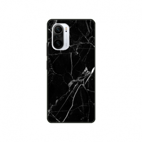 Husa personalizata tip carcasa HQPrint pentru Xiaomi Redmi 11T Pro, model Black Marble, multicolor, S1D1M0229