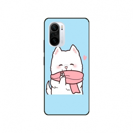 Husa personalizata tip carcasa HQPrint pentru Xiaomi Redmi 11T Pro, model Cute Puppy, multicolor, S1D1M0232