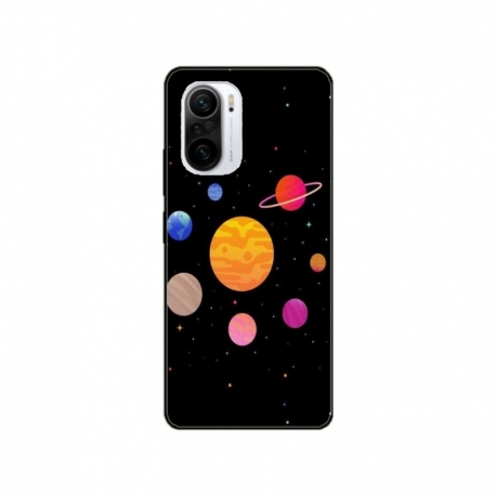 Husa personalizata tip carcasa HQPrint pentru Xiaomi Redmi 11T Pro, model Colorful Galaxy, multicolor, S1D1M0283