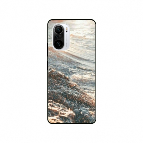 Husa personalizata tip carcasa HQPrint pentru Xiaomi Redmi 12C, model Ocean Water 1 , multicolor, S1D1M0200