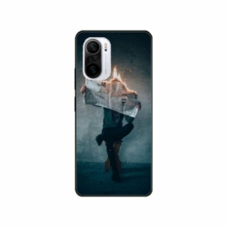 Husa personalizata tip carcasa HQPrint pentru Xiaomi Redmi 12C, model Burn the News, multicolor, S1D1M0345