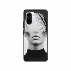 Husa personalizata tip carcasa HQPrint pentru Xiaomi Mi 11X, model Abstract Lady, multicolor, S1D1M0066