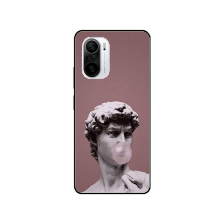 Husa personalizata tip carcasa HQPrint pentru Xiaomi Mi 11X, model Bubble Gum Statue, multicolor, S1D1M0317