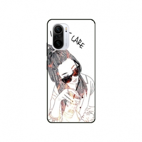 Husa personalizata tip carcasa HQPrint pentru Xiaomi Mi 11X, model I dont care, multicolor, S1D1M0320