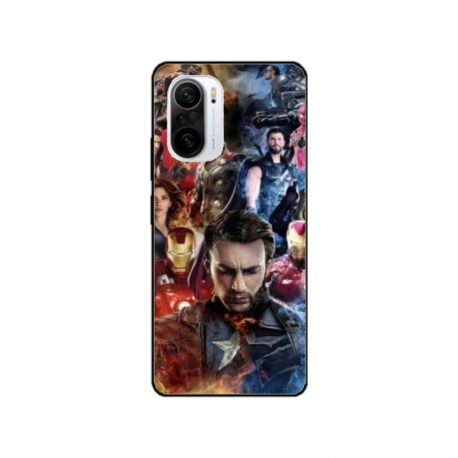 Husa personalizata tip carcasa HQPrint pentru Xiaomi Poco F3, model Avengers Endgame, multicolor, S1D1M0009