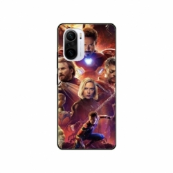 Husa personalizata tip carcasa HQPrint pentru Xiaomi Poco F3, model Avengers Inifinity War, multicolor, S1D1M0010